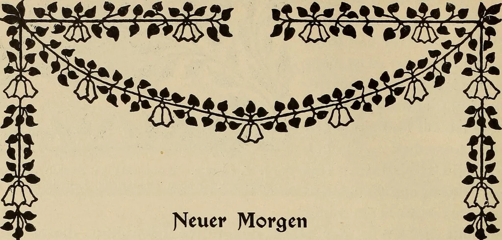 An illustration from Die entwicklung der modernen buchkunst in Deutschland;, 1901, leaf 154