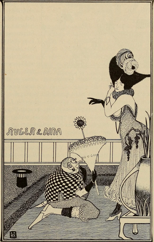 An illustration from Die entwicklung der modernen buchkunst in Deutschland;, 1901, leaf 159