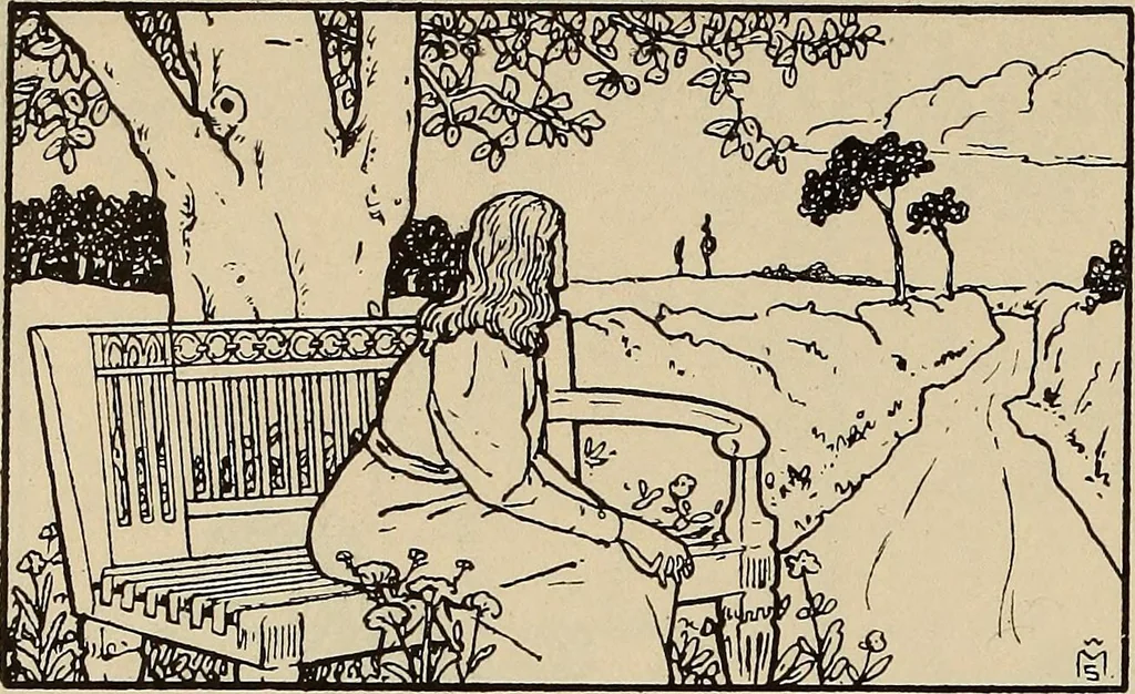 An illustration from Die entwicklung der modernen buchkunst in Deutschland;, 1901, leaf 160