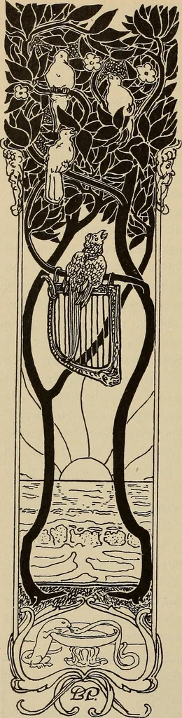 An illustration from Die entwicklung der modernen buchkunst in Deutschland;, 1901, leaf 162