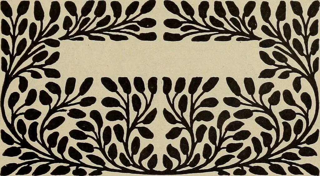 An illustration from Die entwicklung der modernen buchkunst in Deutschland;, 1901, leaf 163
