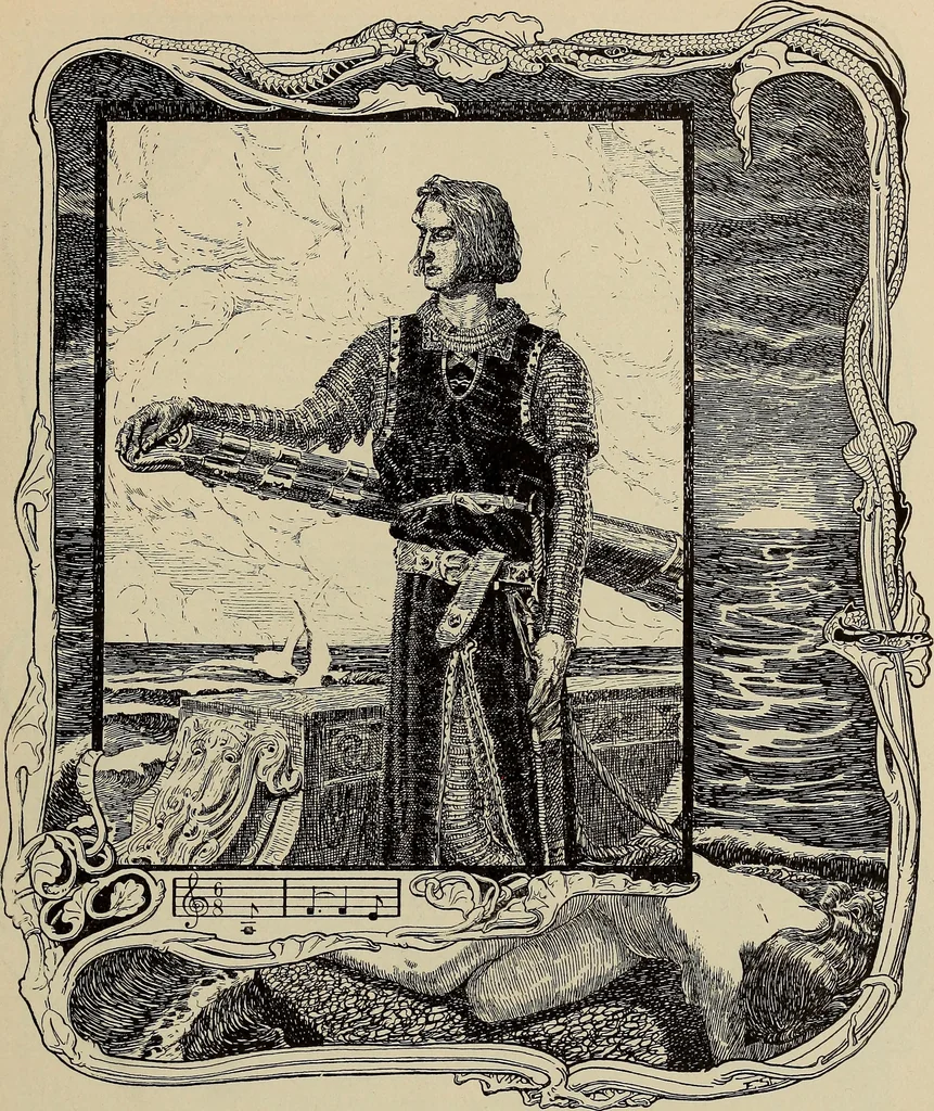 An illustration from Die entwicklung der modernen buchkunst in Deutschland;, 1901, leaf 167