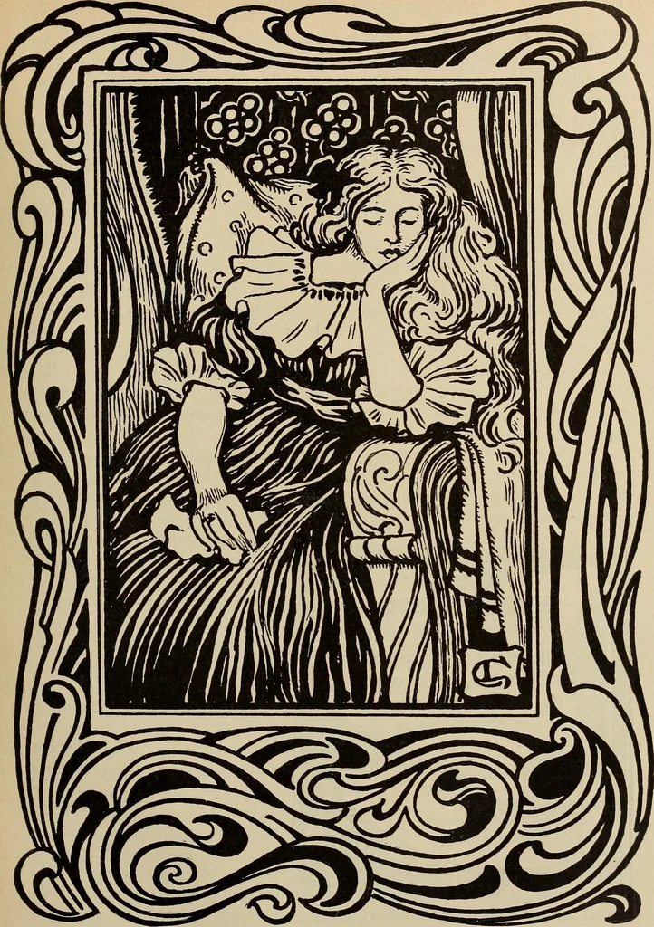 An illustration from Die entwicklung der modernen buchkunst in Deutschland;, 1901, leaf 177