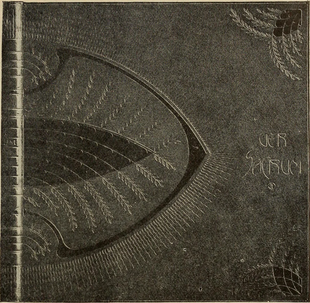 An illustration from Die entwicklung der modernen buchkunst in Deutschland;, 1901, leaf 187