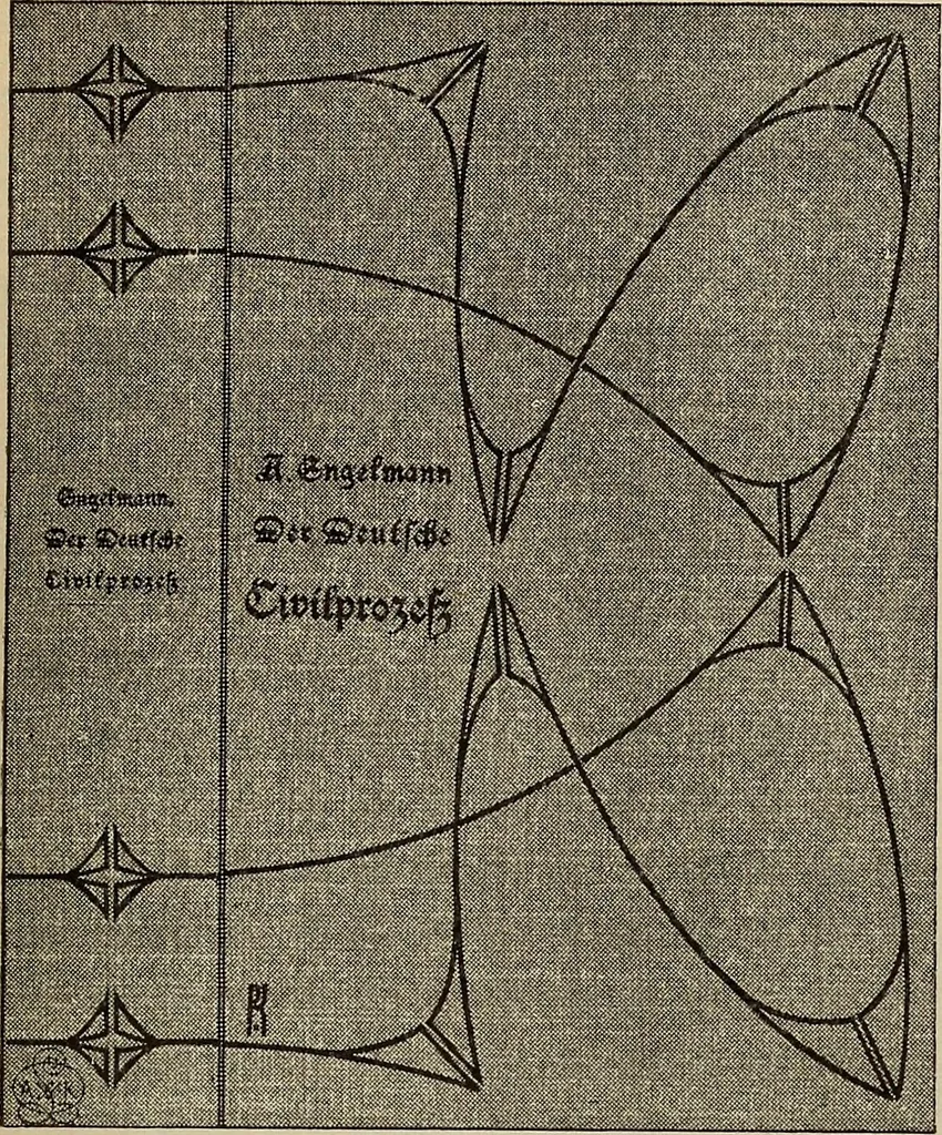 An illustration from Die entwicklung der modernen buchkunst in Deutschland;, 1901, leaf 191