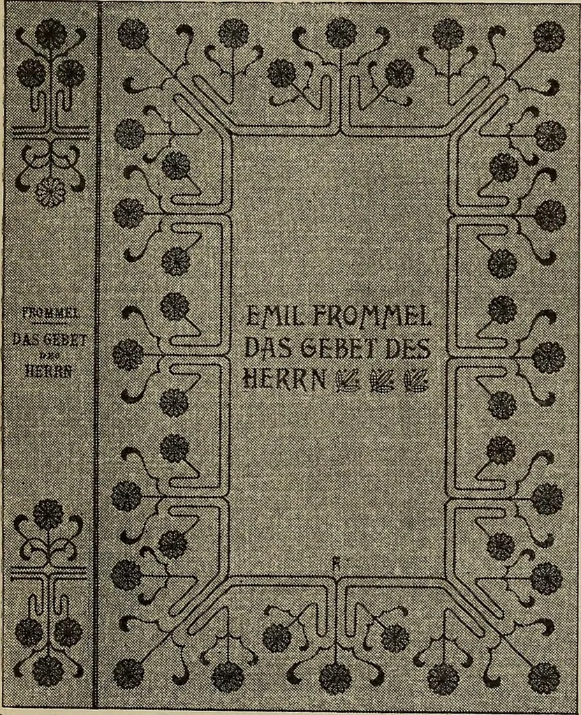 An illustration from Die entwicklung der modernen buchkunst in Deutschland;, 1901, leaf 191