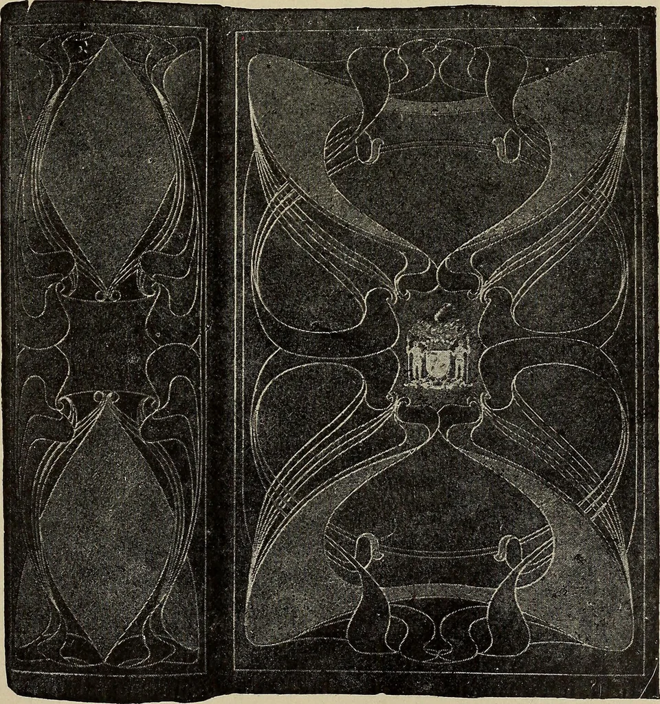 An illustration from Die entwicklung der modernen buchkunst in Deutschland;, 1901, leaf 197