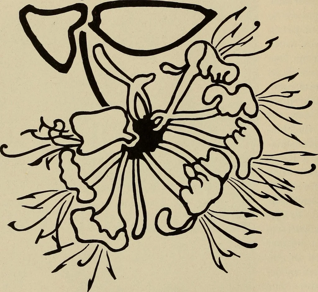 An illustration from Die entwicklung der modernen buchkunst in Deutschland;, 1901, leaf 200