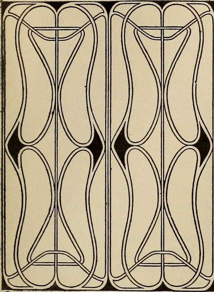 An illustration from Die entwicklung der modernen buchkunst in Deutschland;, 1901, leaf 201