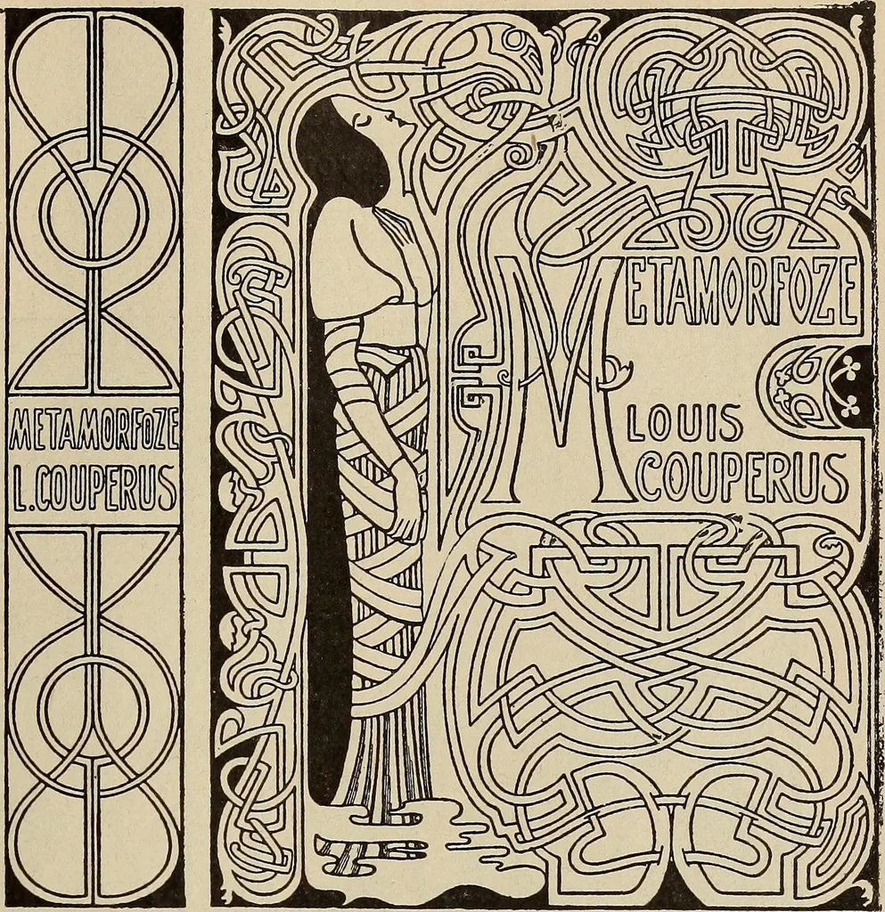 An illustration from Die entwicklung der modernen buchkunst in Deutschland;, 1901, leaf 201