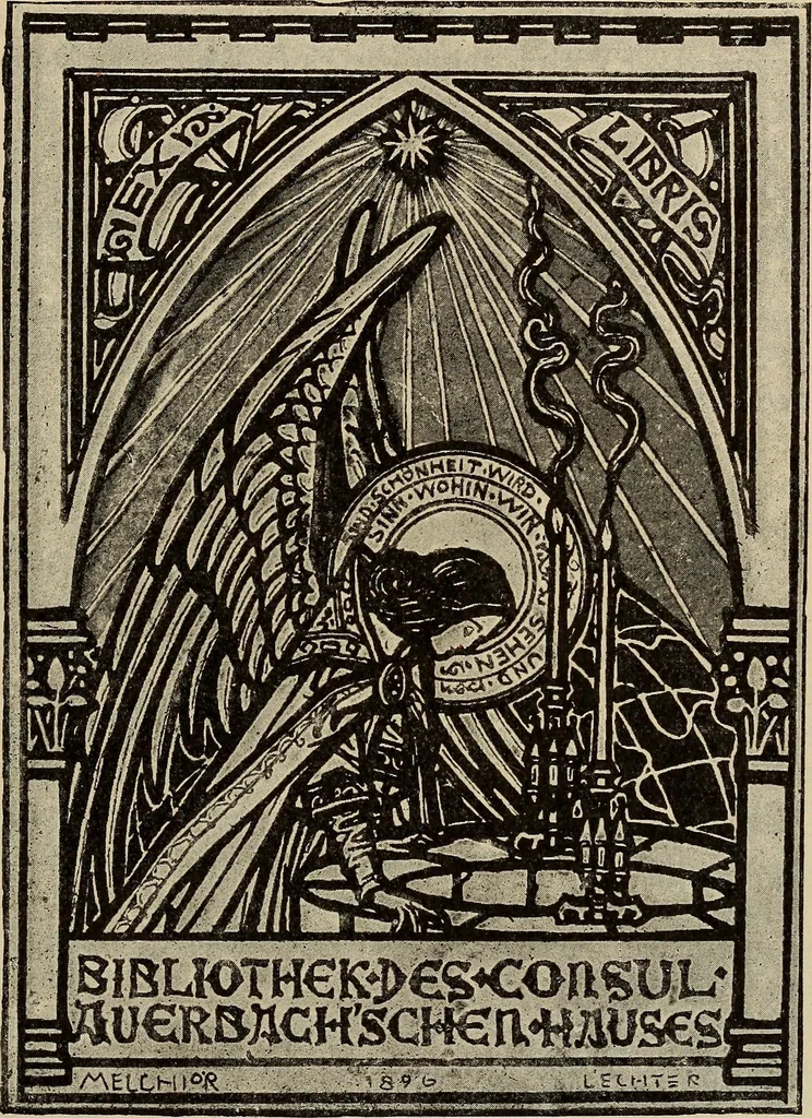 An illustration from Die entwicklung der modernen buchkunst in Deutschland;, 1901, leaf 207