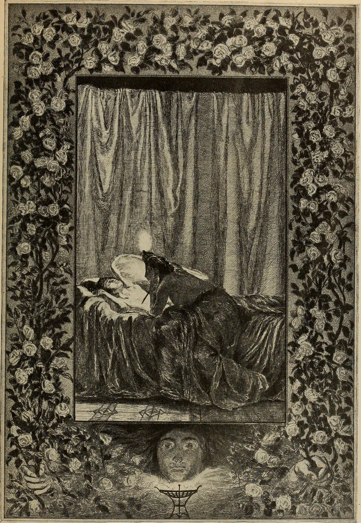 An illustration from Die entwicklung der modernen buchkunst in Deutschland;, 1901, leaf 21