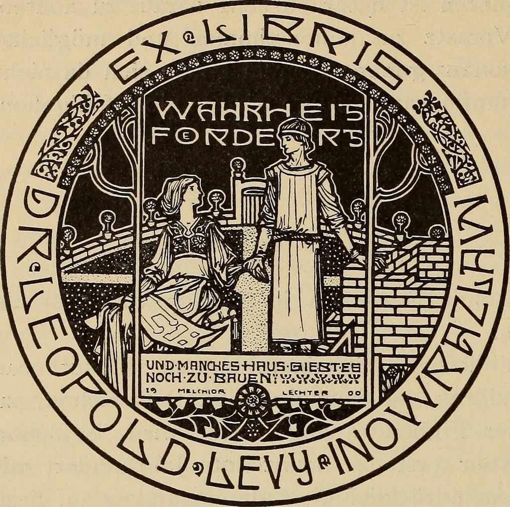 An illustration from Die entwicklung der modernen buchkunst in Deutschland;, 1901, leaf 210