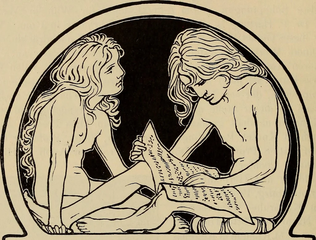 An illustration from Die entwicklung der modernen buchkunst in Deutschland;, 1901, leaf 212