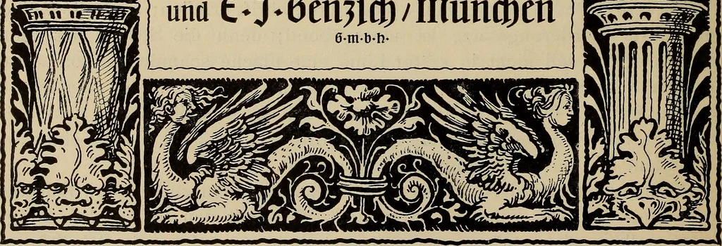 An illustration from Die entwicklung der modernen buchkunst in Deutschland;, 1901, leaf 218