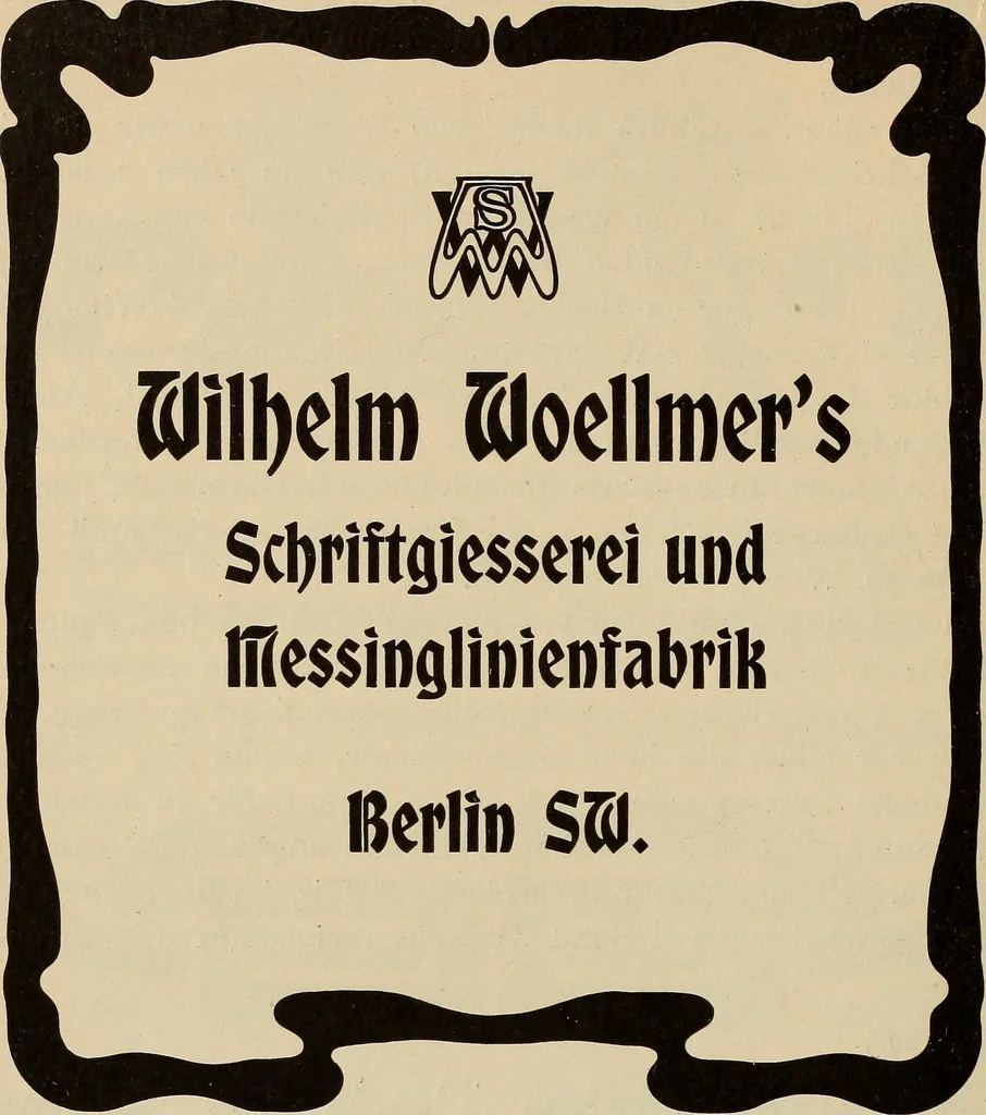 An illustration from Die entwicklung der modernen buchkunst in Deutschland;, 1901, leaf 230