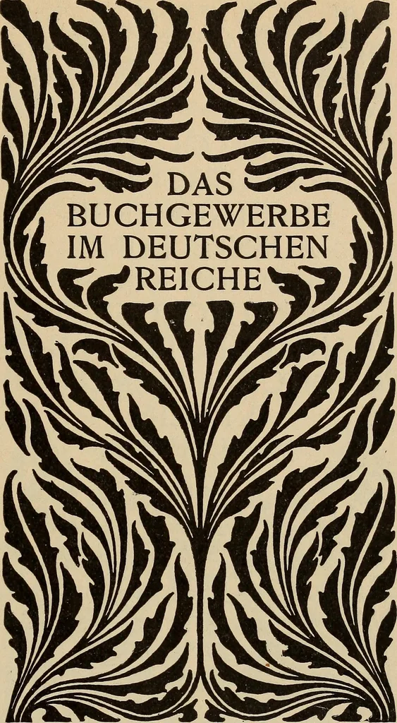An illustration from Die entwicklung der modernen buchkunst in Deutschland;, 1901, leaf 241