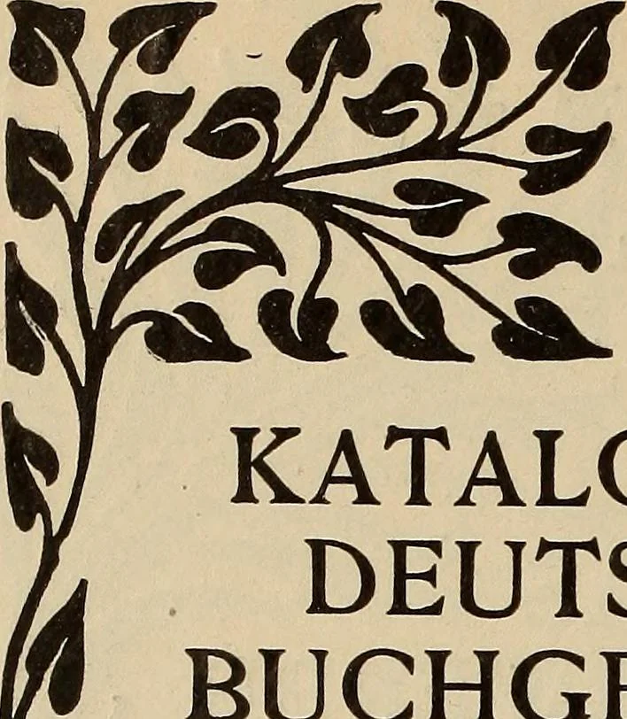 An illustration from Die entwicklung der modernen buchkunst in Deutschland;, 1901, leaf 242
