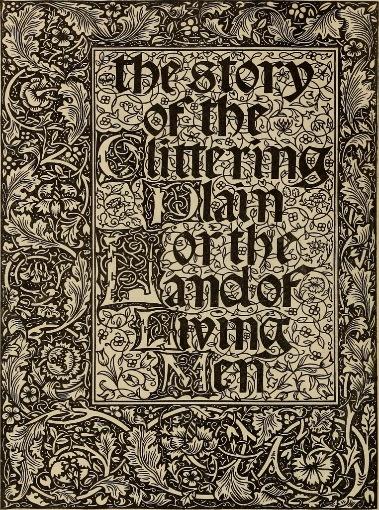 An illustration from Die entwicklung der modernen buchkunst in Deutschland;, 1901, leaf 26