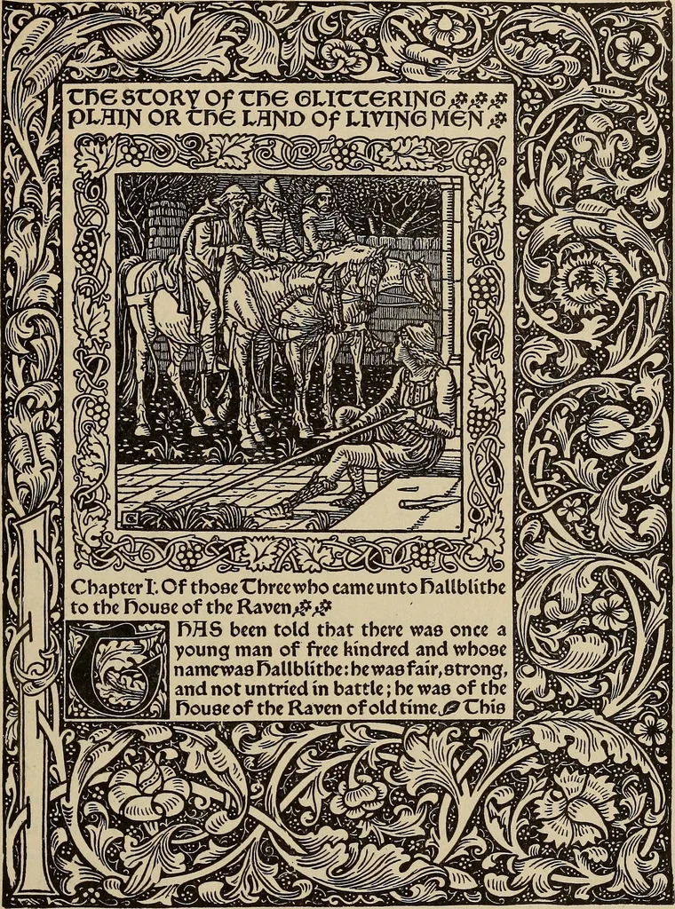 An illustration from Die entwicklung der modernen buchkunst in Deutschland;, 1901, leaf 27