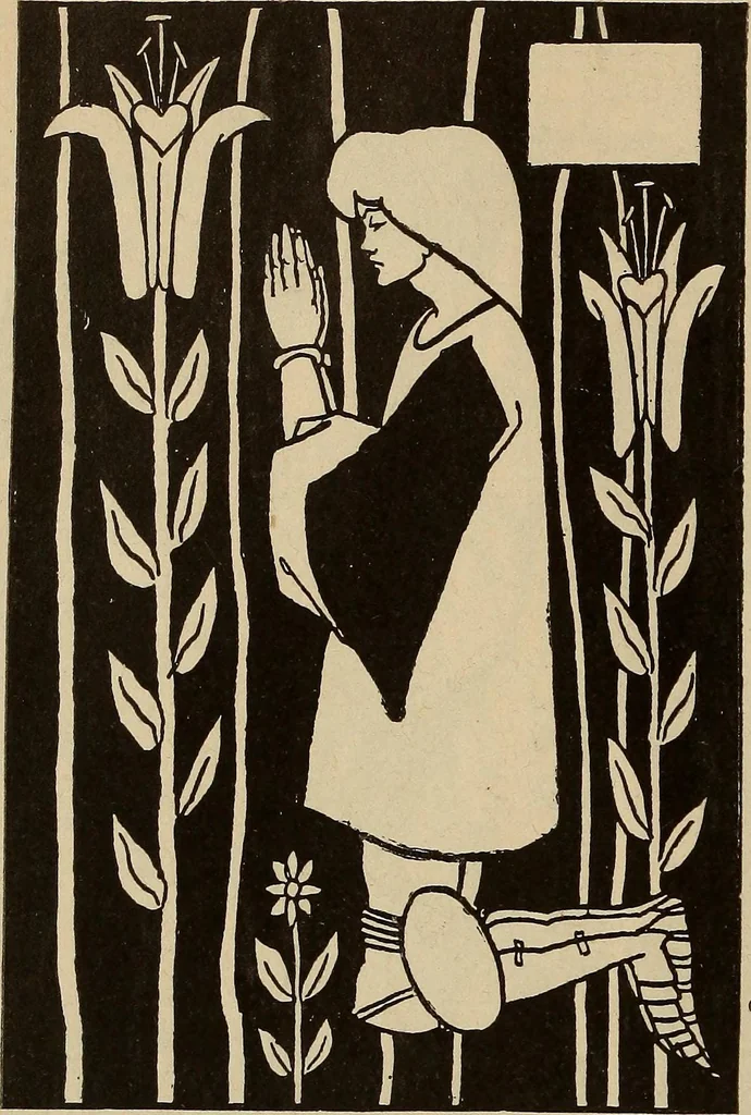 An illustration from Die entwicklung der modernen buchkunst in Deutschland;, 1901, leaf 34