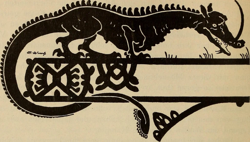 An illustration from Die entwicklung der modernen buchkunst in Deutschland;, 1901, leaf 44