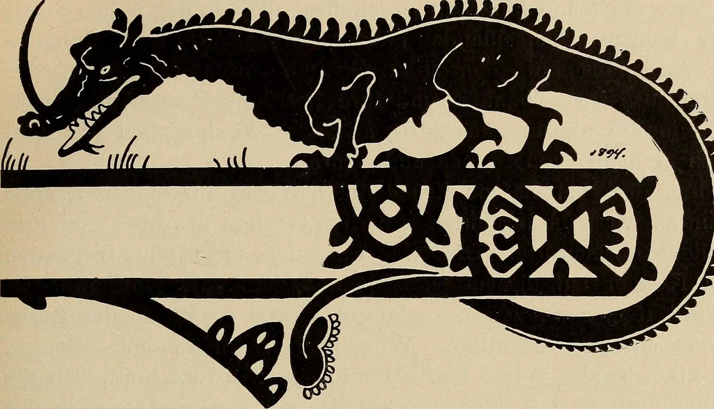 An illustration from Die entwicklung der modernen buchkunst in Deutschland;, 1901, leaf 45