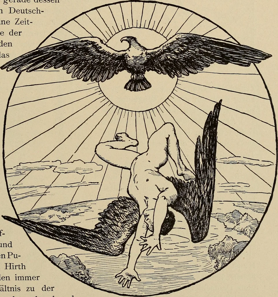 An illustration from Die entwicklung der modernen buchkunst in Deutschland;, 1901, leaf 47