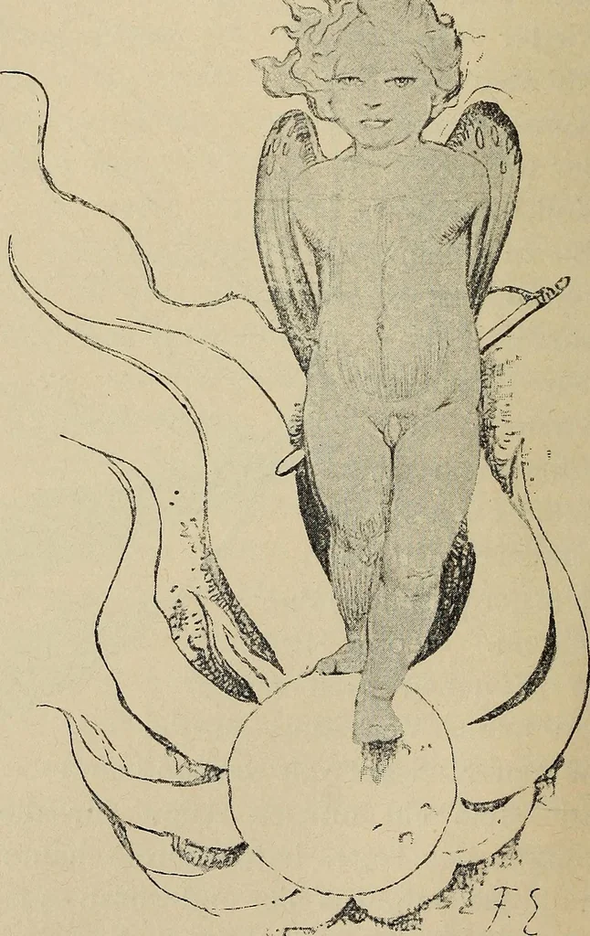 An illustration from Die entwicklung der modernen buchkunst in Deutschland;, 1901, leaf 48