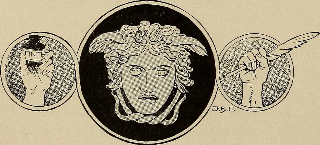 An illustration from Die entwicklung der modernen buchkunst in Deutschland;, 1901, leaf 50