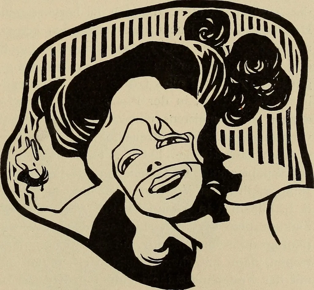 An illustration from Die entwicklung der modernen buchkunst in Deutschland;, 1901, leaf 55
