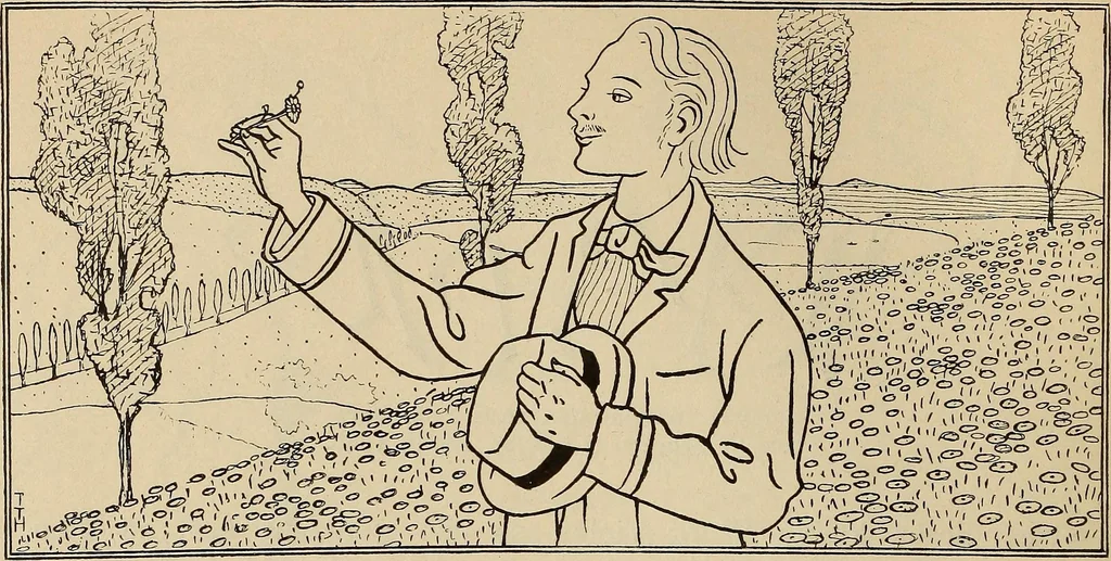 An illustration from Die entwicklung der modernen buchkunst in Deutschland;, 1901, leaf 70