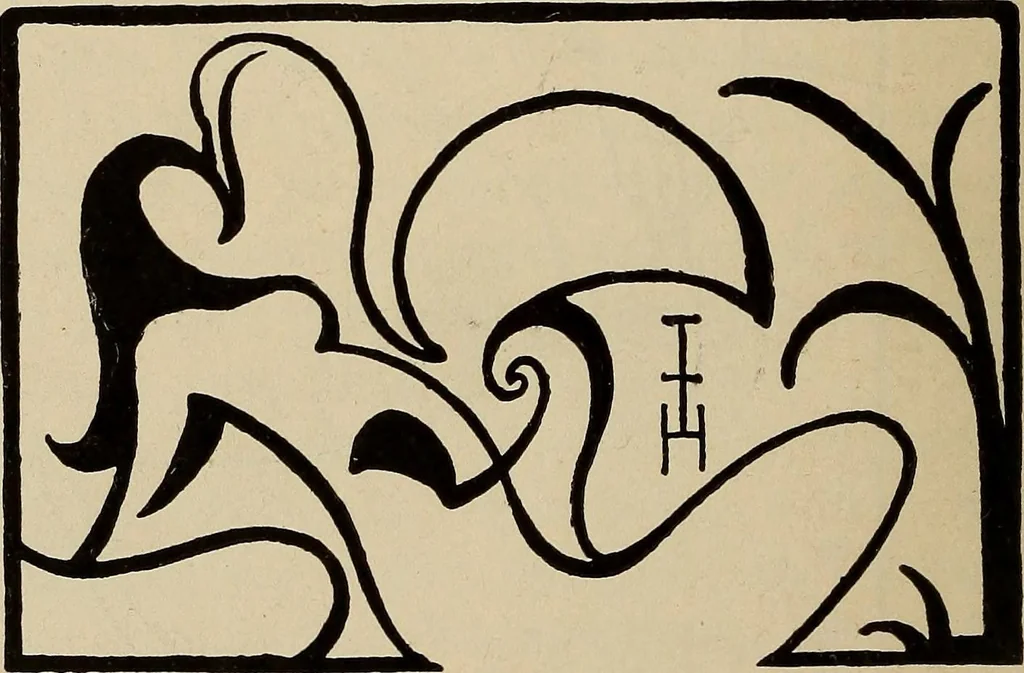 An illustration from Die entwicklung der modernen buchkunst in Deutschland;, 1901, leaf 72