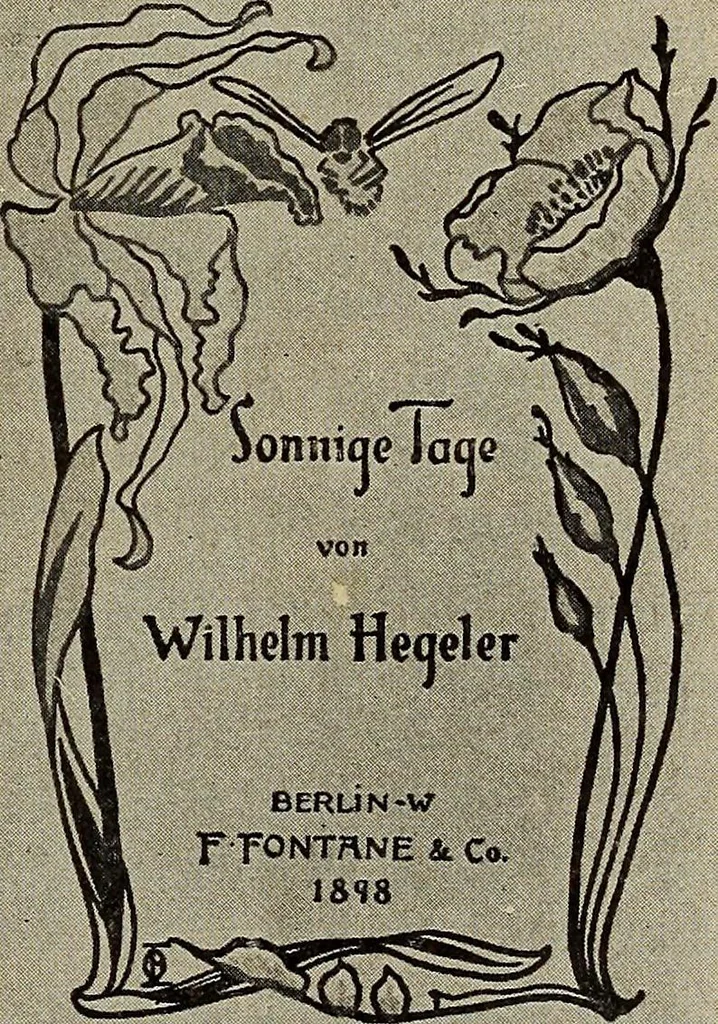 An illustration from Die entwicklung der modernen buchkunst in Deutschland;, 1901, leaf 85