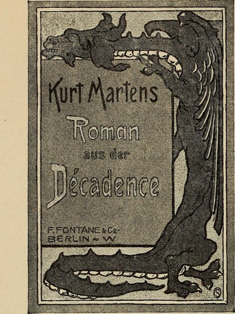 An illustration from Die entwicklung der modernen buchkunst in Deutschland;, 1901, leaf 88