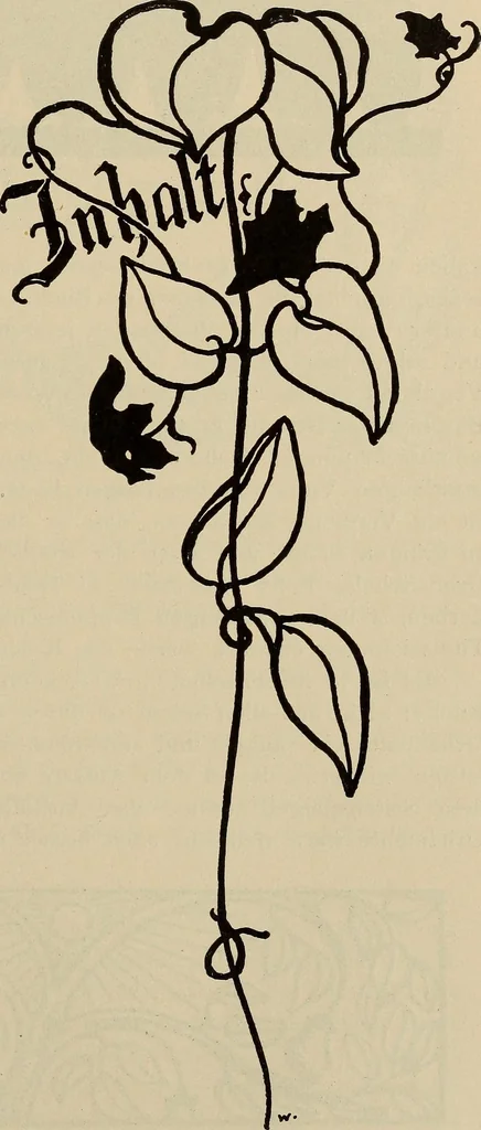 An illustration from Die entwicklung der modernen buchkunst in Deutschland;, 1901, leaf 93