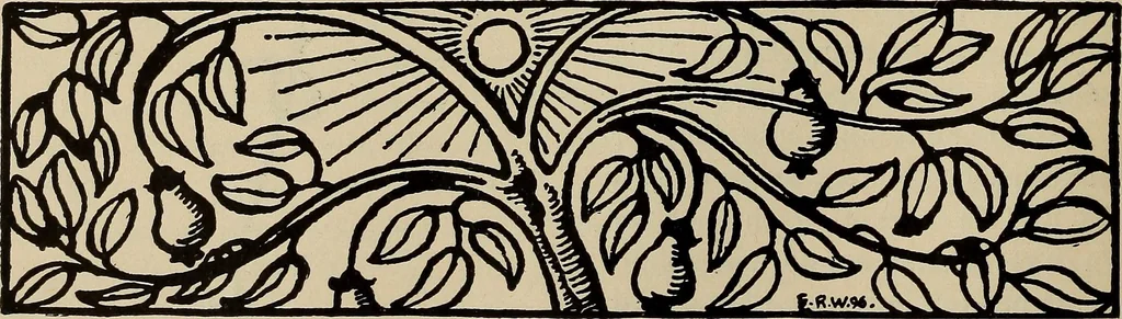 An illustration from Die entwicklung der modernen buchkunst in Deutschland;, 1901, leaf 94