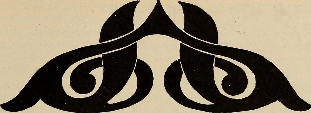 An illustration from Die entwicklung der modernen buchkunst in Deutschland;, 1901, leaf 99