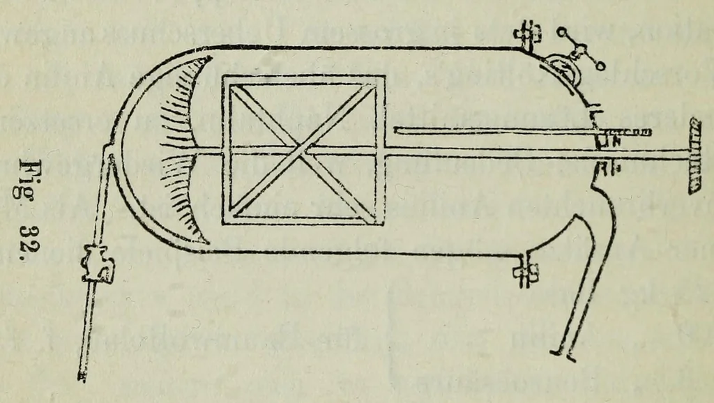 An illustration from Die Fabrikation der Theerfarbstoffe und ihrer Rohmaterialien, 1889, leaf 184