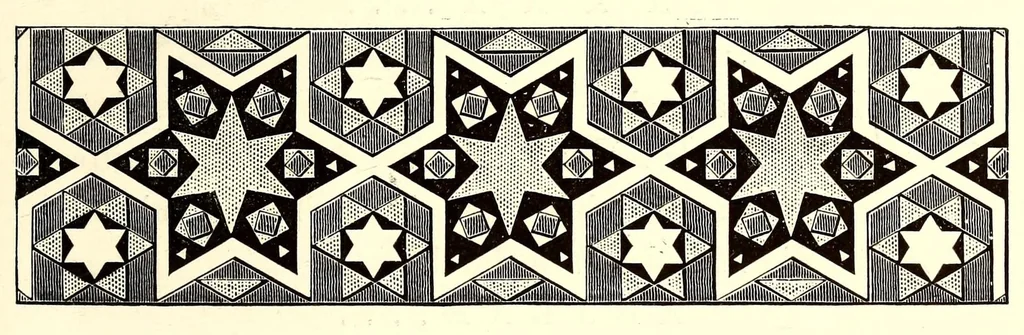 An illustration from Die Farbenlehre im hinblick auf Kunst und Kunstgewerbe, 1874, leaf 233