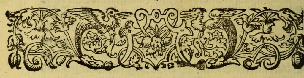 An illustration from Die fünffte kurtze wunderbare Beschreibung, dess Goldreichen Königreichs Guianae in America oder neuen Welt, vnter der Linea Aequinoctiali gelegen: so neulich Anno 1594. 1595. vnd 1596. von dem wolgebornen Herrn, Herrn Walthero Ralegh einem englischen Ritter, besucht worden: : erstlich auss befehl seiner Gnaden in zweyen Büchlein beschrieben, darauss Jodocus Hondius, ein schöne Land Tafel, mit einer niderländischen Erklärung gemacht. Jetzt aber ins Hochteutsch gebracht, vnd auss vnterschiedlichen Authoribus erkläret, 1603, leaf 12