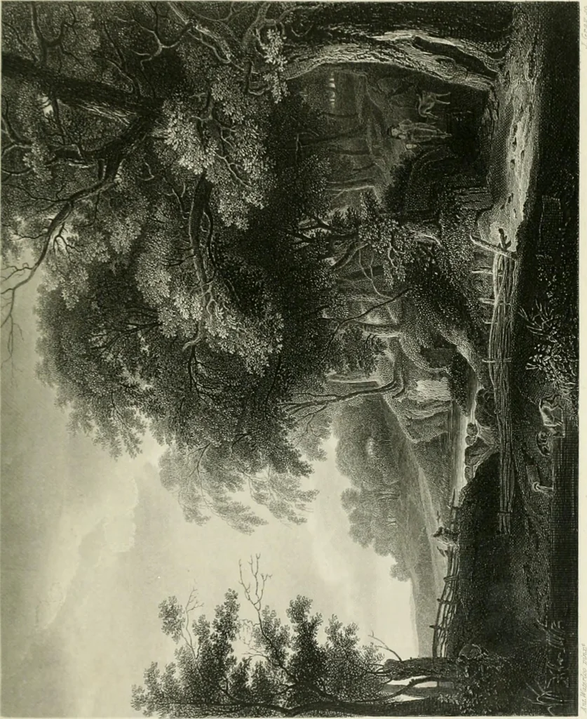 An illustration from Die Gallerien von München : eine Stahlstichsammlung der vorsüglichsten Gemälde der Königl. Pinakothek, der Herzogl. Leuchtenberg'schen und Schleissheimer Gallerien, 1856, leaf 233