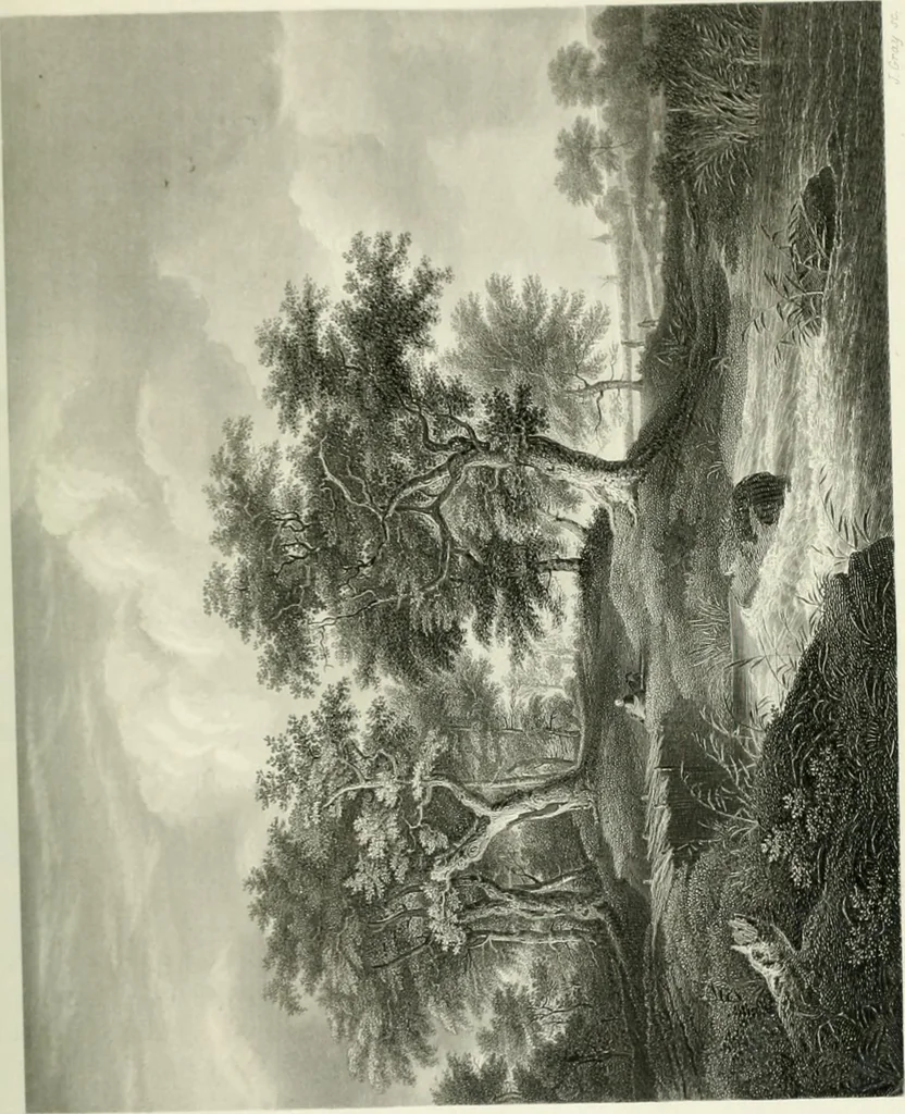 An illustration from Die Gallerien von München : eine Stahlstichsammlung der vorsüglichsten Gemälde der Königl. Pinakothek, der Herzogl. Leuchtenberg'schen und Schleissheimer Gallerien, 1856, leaf 381
