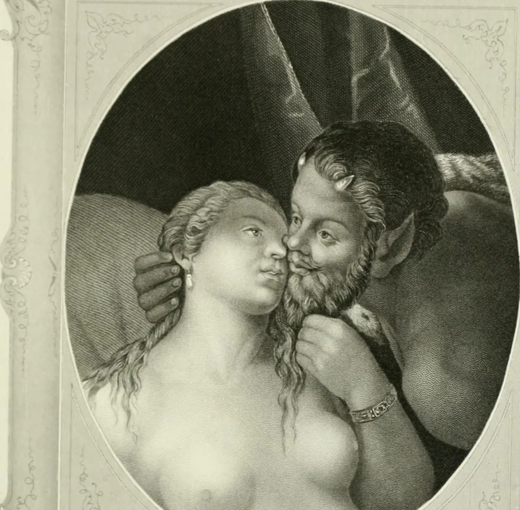 An illustration from Die Gallerien von München : eine Stahlstichsammlung der vorsüglichsten Gemälde der Königl. Pinakothek, der Herzogl. Leuchtenberg'schen und Schleissheimer Gallerien, 1856, leaf 391