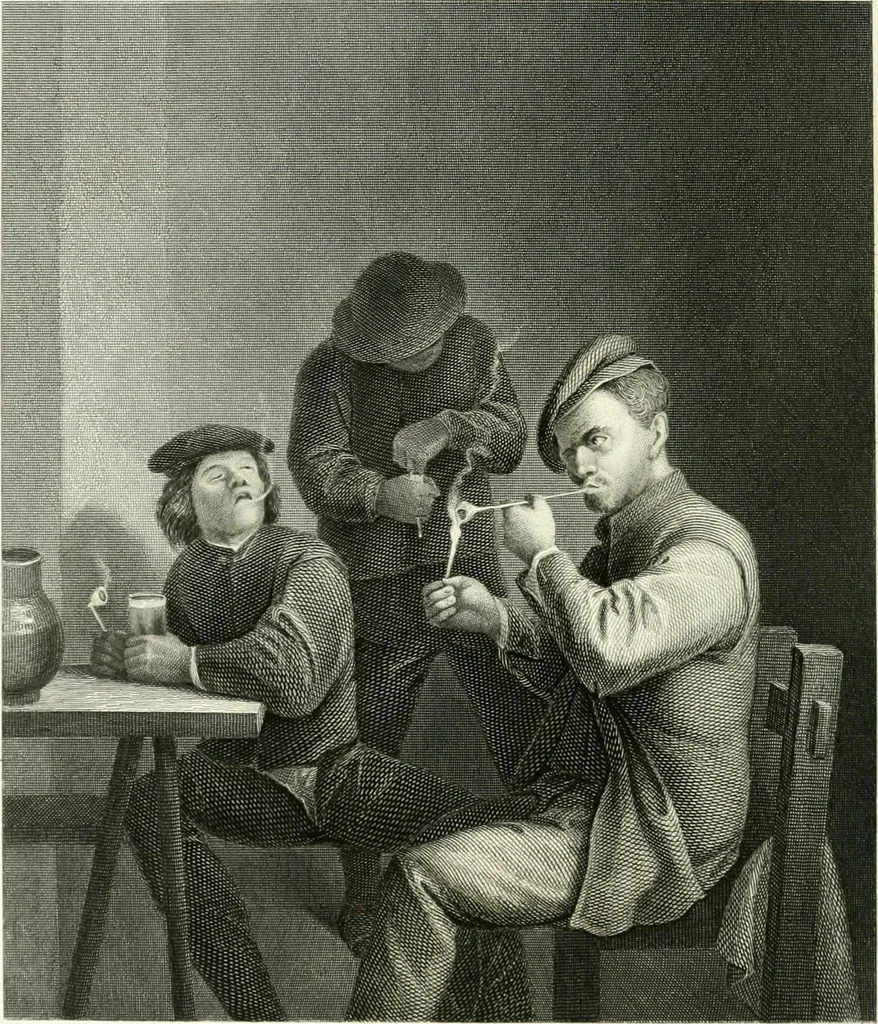 An illustration from Die Gallerien von München : eine Stahlstichsammlung der vorsüglichsten Gemälde der Königl. Pinakothek, der Herzogl. Leuchtenberg'schen und Schleissheimer Gallerien, 1856, leaf 422