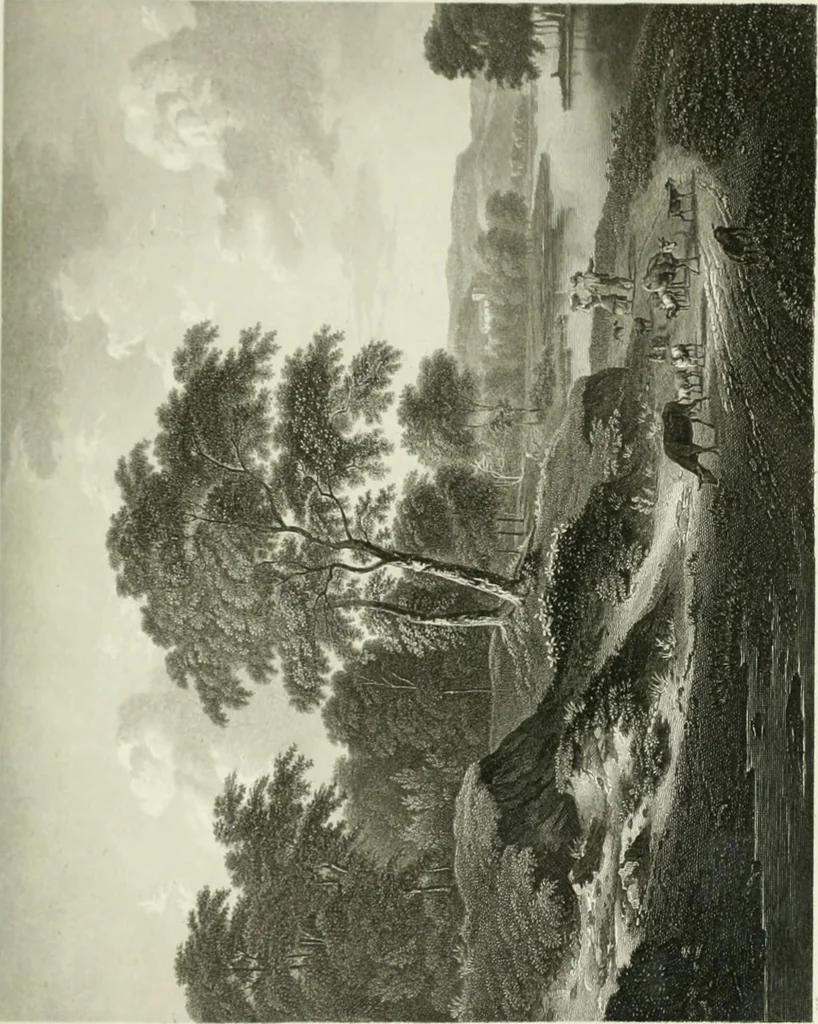 An illustration from Die Gallerien von München : eine Stahlstichsammlung der vorsüglichsten Gemälde der Königl. Pinakothek, der Herzogl. Leuchtenberg'schen und Schleissheimer Gallerien, 1856, leaf 453