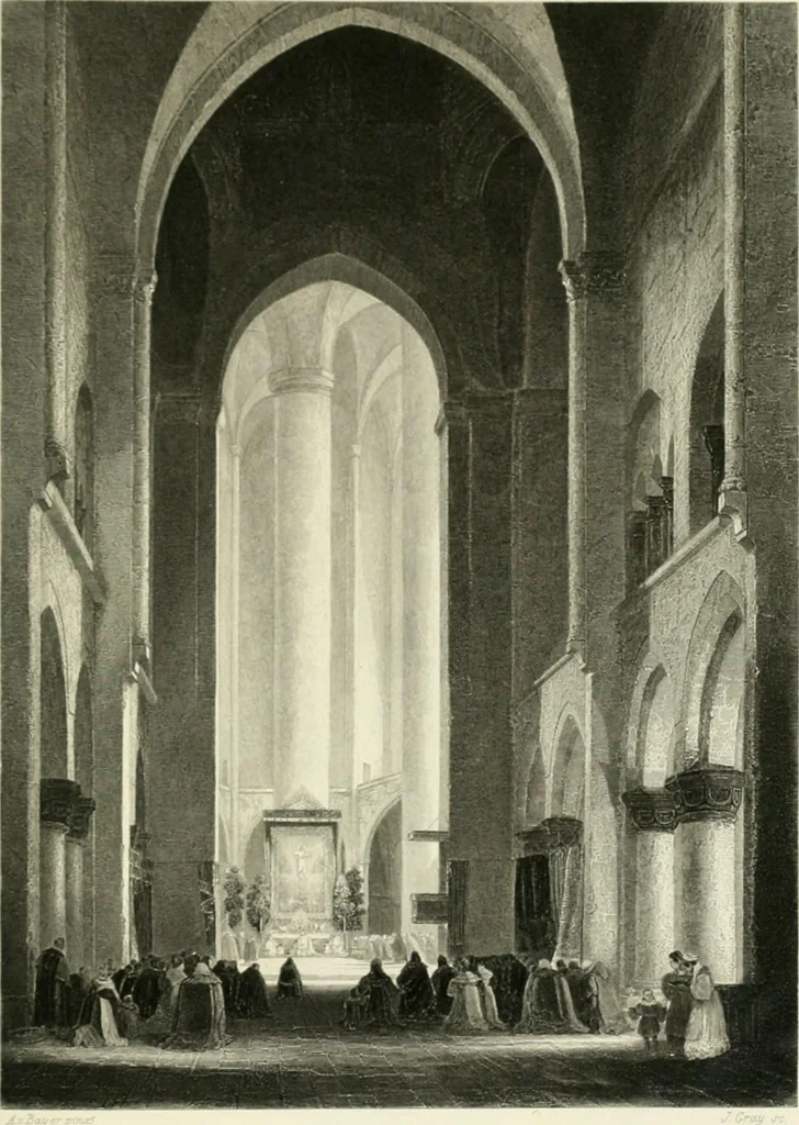 An illustration from Die Gallerien von München : eine Stahlstichsammlung der vorsüglichsten Gemälde der Königl. Pinakothek, der Herzogl. Leuchtenberg'schen und Schleissheimer Gallerien, 1856, leaf 507