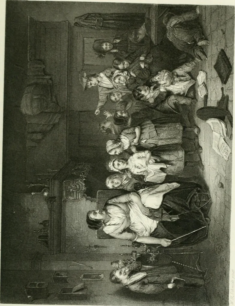 An illustration from Die Gallerien von München : eine Stahlstichsammlung der vorsüglichsten Gemälde der Königl. Pinakothek, der Herzogl. Leuchtenberg'schen und Schleissheimer Gallerien, 1856, leaf 517