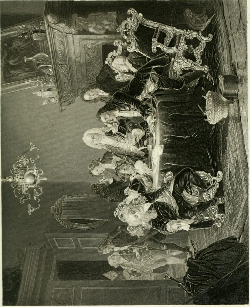 An illustration from Die Gallerien von München : eine Stahlstichsammlung der vorsüglichsten Gemälde der Königl. Pinakothek, der Herzogl. Leuchtenberg'schen und Schleissheimer Gallerien, 1856, leaf 527