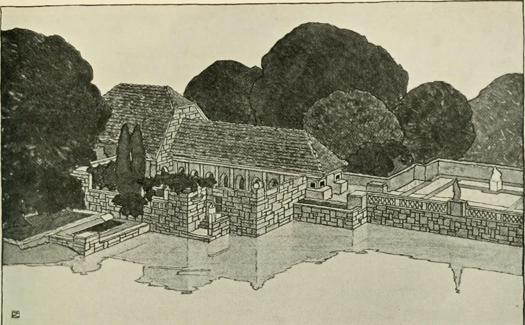 An illustration from Die Gartenkunst, 1899, leaf 100